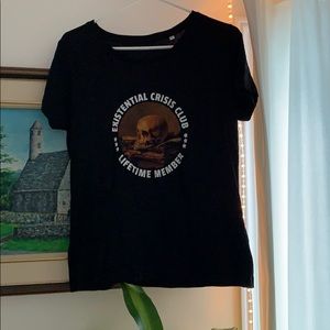 Graphic Tee, T-Shirt: Existential Crisis Club